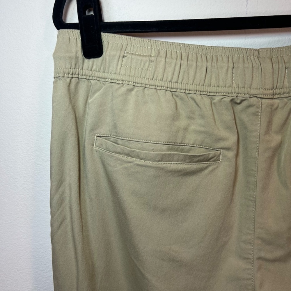 Pacsun Performance Athletic Slim Cargo Pants Tan Pull On Tapered Hiking Mens XL - Picture 10 of 15